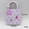Venta Caliente Transfronteriza Bolsa de Silicona con Agujeros para Manualidades Caricatura Bolso de Playa para Niños Bolsa de Almacenamiento para Teléfono Móvil Venta Directa de Fábrica