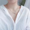 Pendientes de Letra Amor Oro Rosa Acero Titanio Pendientes para Mujer Pendientes No Descolorables con Diamantes Diseño de Nicho Gancho para Oreja de Moda