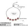 Pulsera Súper Brillante de Zirconia Corazón Flor, Pulsera de Lujo Ligero y Gama Alta, Exquisita y Versátil, Joyería de Diseño Nicho para Mujeres