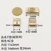 Hebilla DIY Hecha a Mano de Aleación de Zinc para Cordón Plano de Cuero, Hebilla Magnética, Hebilla Plana, Hebilla para Cordón, Hebilla Magnética, Hebilla para Cordón de Cuero, Accesorios para Pulseras