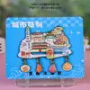 Imanes para Refrigerador de Aleación Chaozhou, Souvenirs de Atracción Turística Cultural y Creativa de Tendencia Nacional, Imanes Magnéticos para Refrigerador de la Ciudad de Guangdong al por Mayor