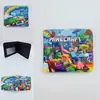 Carteira Dobrável Curta do Jogo Minecraft Steve Creeper Personalizada Criativa em Couro PU Carteira Masculina e Feminina
