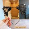 Tiara de Renda com Orelhas de Gato Nova Celebridade da Internet Tiara Presilha de Cabelo Tiara de Alta Qualidade Acessórios de Cabelo para Mulheres Atacado