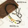 Colar de Corda Tecida Feito à Mão Estilo Chinês Marrom Cáqui Bege Preto Acessórios DIY Pingente Joias Suprimento no Atacado