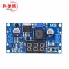 Módulo reductor de voltaje ajustable CC-CC LM2596 con pantalla digital y voltímetro. Regulador de voltaje LM2596S.