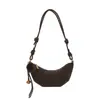 Bolso Croissant de Cuero Suave Estilo Coreano de Nicho Bolso Retro de Moda para Mujer Otoño e Invierno 2025 Nuevo Bolso de Hombro Bolso Cruzado