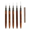 Venta al por mayor de fábrica Japonesa de Alta Gama Tubo de Aguja para Manicura de Sándalo Ultra Fina para Dibujo Profesional Pintado Línea de Gancho Francés Larga y Corta