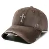 Gorra de Béisbol Bordada Lavada al Agua para Hombres y Mujeres Sombrero Retro de Pico de Pato Protección Solar Sombra Sombrero Casual para Exteriores
