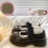 Zapatos de cuero retro estilo francés con cierre de velcro para mujer, nueva colección de otoño 2026, perfectos con vestidos, con encaje y un lazo, estilo Mary Jane