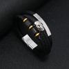 Pulseira de Couro de Negócios Nova e Criativa da Amazon Joias Pulseira Trançada Pulseira de Couro Simples Moda Pulseira Masculina