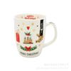 Taza de Cerámica Navideña Personalizada de 10 oz Taza Creativa para Leche Taza para Café Caja de Regalo con Ventas Directas de Fábrica Propia