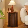 Bancos Redondos Apilables de Madera Maciza Engrosada, Bancos Plegables 4 en 1 Apilables, Bancos Apilables para Mesa de Comedor, Bancos Auxiliares para Mesa de Café