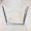 Suporte de ponte em forma de U em forma de L galvanizado a quente suporte de cabo de aço angular peças acabadas guindaste pórtico sísmico ferro angular
