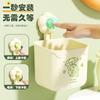 Flor con Ventosa Desechada Caja de Almacenamiento para Limpiador Facial Estante de Almacenamiento para Colgar en la Pared del Lavabo Caja de Almacenamiento de Limpiador Facial de Dibujos Animados