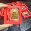 Pegatina Dorada Oro Puro 999 Pegatina para Teléfono Móvil Princesa Por Favor Hazte Rica y Atrae Riqueza Talismán Dorado Regalo de San Valentín para Novia