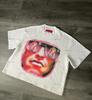 Camiseta Holgada de Verano Hip Hop Street con Estampado de Figura y Letra "I Got A Thang For You" para Hombre y Mujer