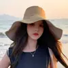 Chapéu de sol para atividades ao ar livre, chapéu de pescador para casal, chapéu de sol dobrável, proteção solar, ciclismo, viagem, montanhismo, chapéu feminino