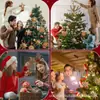 12 Copos de Nieve de Madera para Árbol de Navidad, Estrellas, Patrones Vintage con Forma de Estrella de Navidad, Suministros para Fiestas Navideñas, Decoraciones, Adornos Colgantes