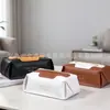 Caja de Pañuelos para Sala de Estar Hogareña Estilo Retro de Gama Alta Caja de Pañuelos para Escritorio de Mesa de Café de Lujo Ligero para Dormitorio