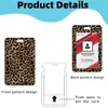 Porta-credencial retráctil del fabricante en stock con clip de cereza para insignia, porta-tarjeta de identificación vertical con impresión UV, funda protectora para tarjeta de campus