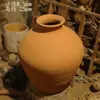 Novo vaso de flores secas estilo Zen chinês, vaso rústico de cerâmica para arranjos florais, decoração vintage para sala de estar, vaso de terracota estilo antigo para suculentas