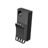 Venda por Atacado Transfronteiriça Power Bank de 20000mAh com Cabo Embutido, Carregamento Rápido de 10W, Carregamento ao Ar Livre, Fonte de Alimentação Móvel de Grande Capacidade