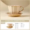 Juego de Tazas de Té Esmaltadas con Grasa Color Arena de la Cerámica Ru, Taza Maestra de Cerámica, Taza Individual, Juego de Té Kung Fu, Taza de Degustación, Taza de Tazón de Té