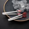 Pinzas Creativas y Lindas de Silicona, Pinzas para Cubitos de Azúcar y Hielo, Pinzas para Alimentos, Pinzas para Snacks Que No Te Ensucian las Manos, Pinzas Pequeñas para Uso Doméstico