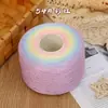 Hilo de algodón mercerizado degradado para amigurumi, hilo de ocho cabos tejido a mano, multicolor, no hace bolitas, transpirable, adecuado para mantas y chales, venta al por mayor