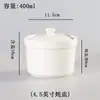 Olla de Cerámica Electrochapada con Borde Dorado y Tapa, Olla Impermeable para Estofado de Nido de Pájaro, Olla de Cerámica Electrochapada con Borde Dorado y Tapa para Huevos al Vapor (Hotel Restaurante, Lujo Ligero), Olla para Sopa