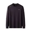 Top de Color Sólido para Jóvenes de Invierno Camiseta Casual Elástica para Hombre Sudadera Pulóver de Cuello Redondo para Viajero Camiseta Base Forrada de Felpa A333