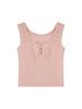 Camisola Rosa para Mujer, Ropa Interior, Nuevo Estilo Verano 2026, Estilo Dulce y Picante, Top Corto con Cuello en U y Espalda Cruzada para Usar como Prenda Exterior