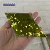 Lentes de Vidrio Mosaico, Espejos Bordados de Forma Irregular, Espejos Esmerilados, Piezas de Vidrio Triangulares, Espejos Autoadhesivos de Una Sola Pieza