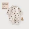 Mameluco de Bebé Otoño Lana Seda Capa Base Manga Larga Suave Ropa para Gatear Ropa Infantil Clase A Anyang Ropa de Bebé