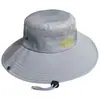 Sombrero de Sol Exquisito y de Moda para Hombre para Exteriores, Sombrero de Pesca y Montañismo de Copa Redonda, Sombrero de Pescador Cómodo y Transpirable con Protección Solar