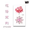 Explosiones Transfronterizas Artístico Fresco Flor Flor Tatuaje Pegatina Brazo Rosa Impermeable Duradero Tatuaje Pegatina