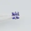Clipes de Orelha Quadrados com Garra de Zircônia Cúbica F136 Liga de Titânio Fundo Redondo 5A Brilhante Princess Sugar Zircônia Clipe de Orelha para Piercing Cabeça