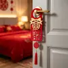 Nueva Decoración de Habitación de Boda Manija de Puerta Festivo Colgante Pequeño Decoración Personaje Adorno Colgante Puerta Principal Habitación de Boda Nueva Casa Suministros de Boda