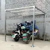 Cabaña de Actividades Estructura de Tubo de Acero Estantería para Cabaña Estantería para Habitación de Sol Estructura de Tubo Galvanizado Estantería de Tubo de Acero Marquesina para Coche Cobertizo de Garaje