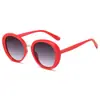 Amazon 2021 nuevas gafas de sol de montura ovalada personalizadas gafas de sol de moda Gafas de calle europeas y americanas productos de fábrica transfronterizos