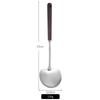 Espátula de Acero Inoxidable 304, Espátula para Cocinar, Juego Completo de Cucharas de Madera para el Hogar de la Cocina, Colador, Espátula para Champiñones, Juego de Utensilios de Cocina