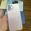 Funda de PC para teléfono con agujeros finos para Apple 14 pintada a mano esmerilada iPhone 13 con película para lente Funda de Teléfono 12 11