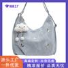 Bolsa de Gran Capacidad para Mujer 2025 Nuevo Diseño de Nicho de Alta Gama Mochila de Trabajo Mochila Cruzada de un Solo Hombro Multifuncional