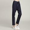 Pantalones vaqueros Harlan de cintura media-alta de talla grande Acerca de Jane Fashion Pantalones vaqueros holgados de algodón elástico Pantalones casuales de talla grande