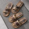 Paja para Hombres y Mujeres Parejas Engrosadas Deslizantes Fondo de Plástico PVC Interior y Exterior Hogar Piso de Madera Verano Zapatillas