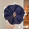 Elástico de Cabelo de Renda Estilo Coreano para Rabo de Cavalo, Scrunchie Grande, Elástico para Coque, Acessório de Cabelo de Luxo para Meninas