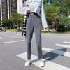 Pantalones de pierna ancha mujer 2026 Otoño/Invierno Nuevo Estilo Coreano Retro Rectos Estilo Papá Cintura Alta ins Jeans Estudiante Versátil
