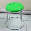 Taburete Redondo para el Hogar, Taburete de Plástico Reforzado, Taburete de Plástico Engrosado para Adultos, Mesa de Comedor, Oficina Comercial, Taburete de Puesto, Simple y Moderno