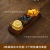 Bar ktv plato de frutas mesa de té acrílica comercial plato para bocadillos frutos secos bocadillos palomitas de maíz compartimento para postres frutos secos
