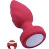 Nuevo anillo remoto de control transfronterizo enchufe anal luminoso vibración de 10 frecuencias trasero luminoso masajeador de masturbación juguetes sexuales